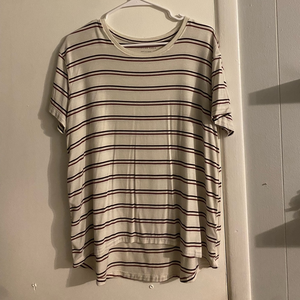 American Eagle - Striped - Relaxed Fit T-Shirt